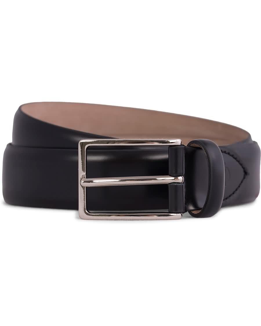 oscar jacobson suit belt 3 cm black hu8bk